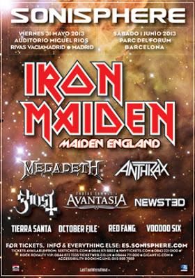 CERRADO CARTEL SONISPHERE SPAIN 2013