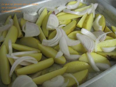 Lubinas al horno rellenas de mandarinas Lubinas al horno rellenas de mandarinas