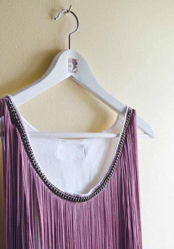 Camiseta Cocktail - Flecos de seda Camiseta Cocktail - Flecos de seda