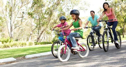 Disfruta en familia de un plan niños de Groupon, participa y gana 50€ familia en bicicletas