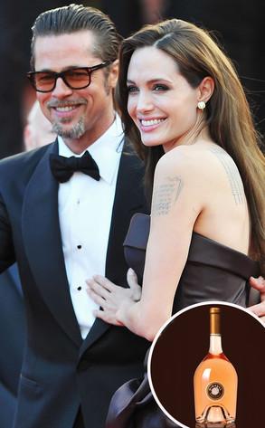 Brindemos con el vino de Angelina Jolie y Brad Pitt