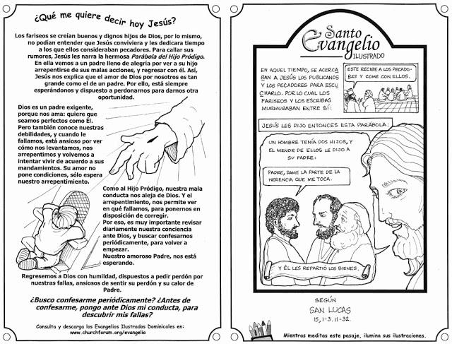 EVANGELIO DOMINICAL EN CÓMIC: (IV CUARESMA) 10 DE MARZO 2013 EVANGELIO DOMINICAL EN CÓMIC: (IV CUARESMA) 10 DE MARZO 2013