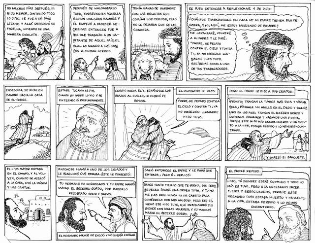 EVANGELIO DOMINICAL EN CÓMIC: (IV CUARESMA) 10 DE MARZO 2013 EVANGELIO DOMINICAL EN CÓMIC: (IV CUARESMA) 10 DE MARZO 2013