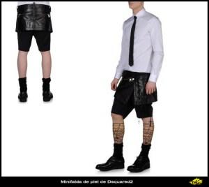 Dsquared2 lanza una falda para hombres Dsquared2