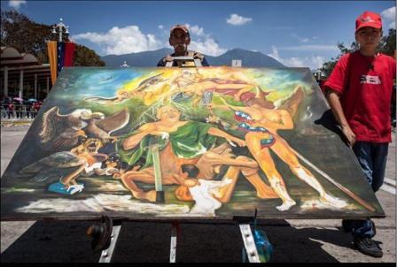 Chávez, el «centauro» de un pintor popular 20130309123012-el-dolor-del-centauro.jpg