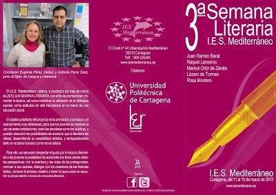 III SEMANA LITERARIA IES MEDITERRÁNEO