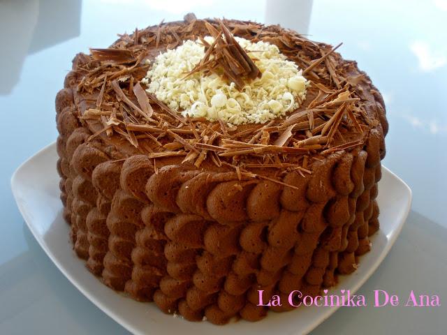 Tarta de trufa en espiral