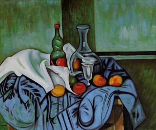 Paul Cézanne - Nature Nature mort à la Bouteille de Peppermint