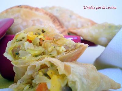 Mini Empanadas de verdura con aroma de Curry