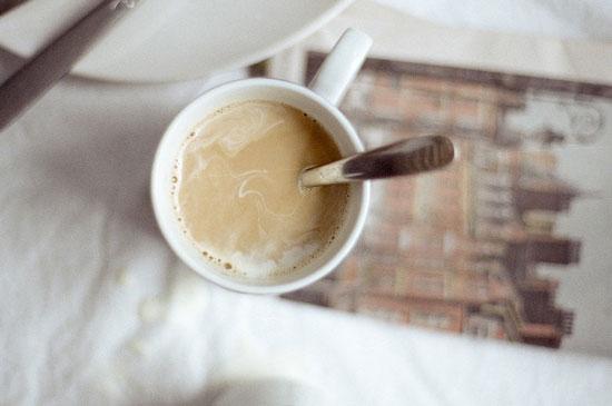 Café con leche El placer del café