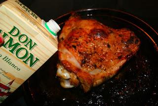 Contramuslo de Pavo Asado con patatas Contramuslo de Pavo Asado con patatas