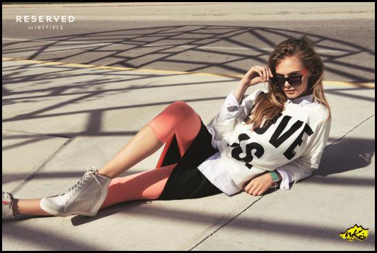 Spring/Summer 2013 by RESERVED, con una “Cara” muy de moda. Cara Develigne