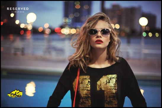 Spring/Summer 2013 by RESERVED, con una “Cara” muy de moda. Cara Develigne