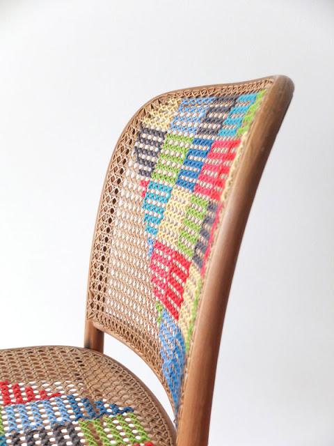 DIY: Punto de cruz en las sillas