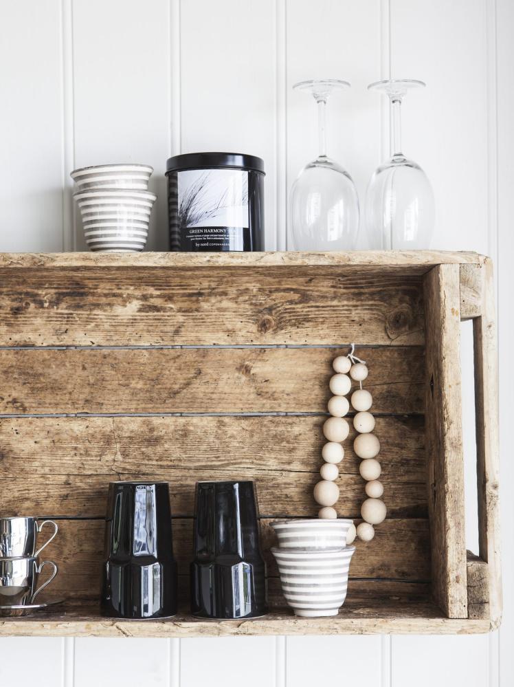 Casas: Rústico escandinavo caja en cocina