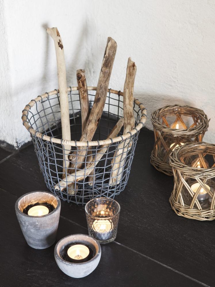 Casas: Rústico escandinavo velas