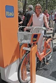 Lanzamiento del primer sistema automatizado de bicicletas públicas de Chile