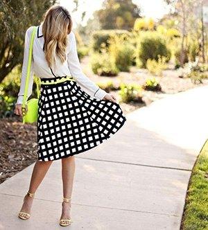 Inspiration: Spring / Summer 2013 skirts falda optica cuadro