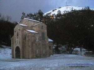San Miguel de Lillo nevado. Nevadas en Oviedo 2013: 2 Videos y fotos