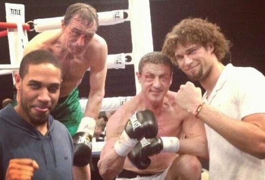 Sly y DeNiro retrasan su pelea en el ring