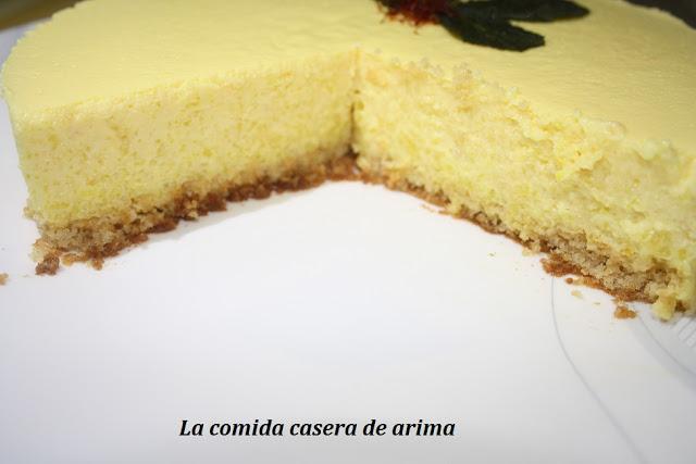 Arroz con leche al azafrán.