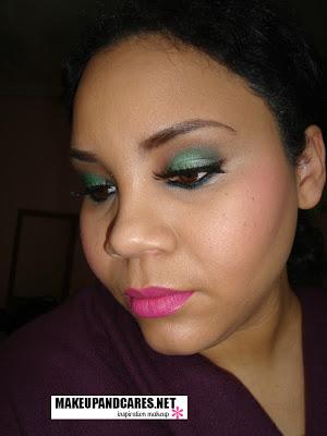Maquillaje de temporada. Hoy verde y Fucsia. Maquillaje de temporada. Hoy verde y Fucsia.