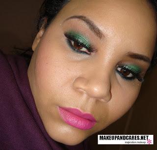 Maquillaje de temporada. Hoy verde y Fucsia. Maquillaje de temporada. Hoy verde y Fucsia.