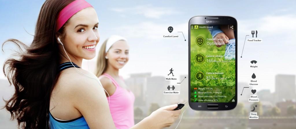 La aplicación S Health de Galaxy S4