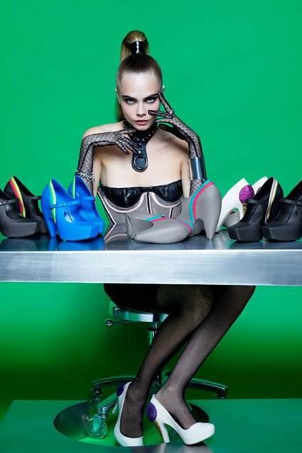 Plastic Dreams,Cara Delevingne by Karl Lagerfeld