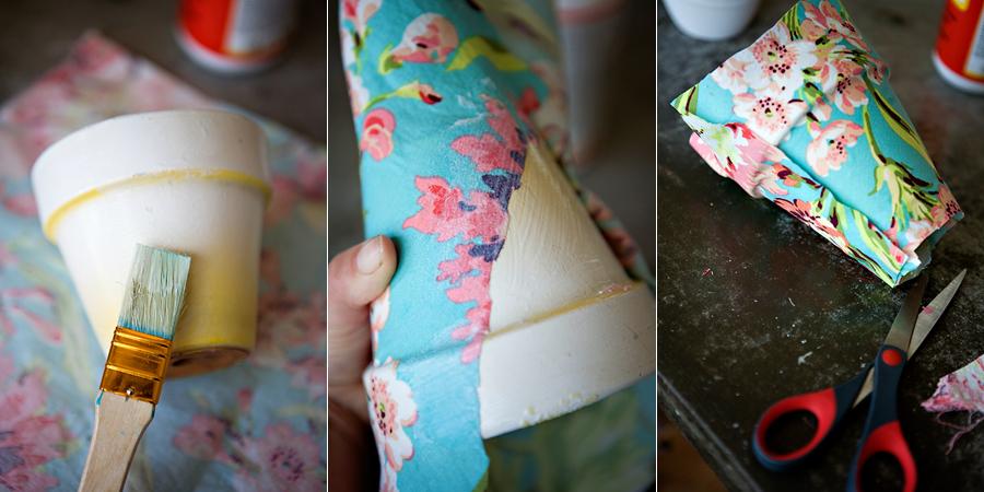 DIY MACETAS DE TELA