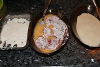 Escalope de Ternera con Ensalada y Pimientos del Padron Escalope de Ternera con Ensalada y Pimientos del Padron