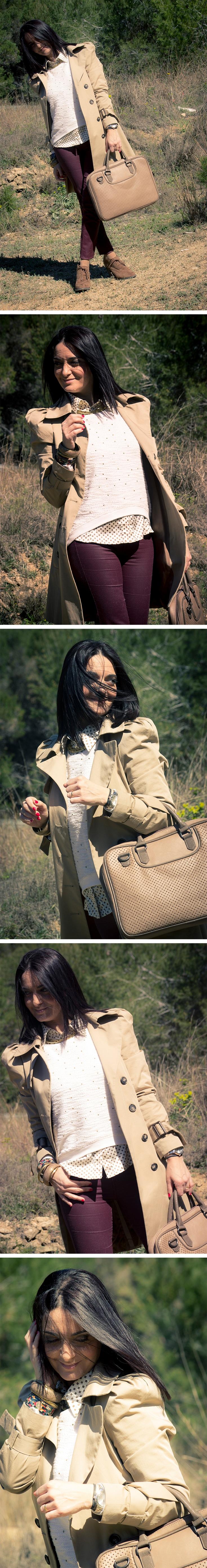 Camel y burgundy Camel y burgundy