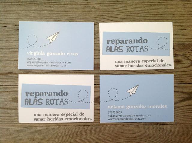 TARJETAS DE VISITA REPARANDO ALAS ROTAS TARJETAS DE VISITA REPARANDO ALAS ROTAS