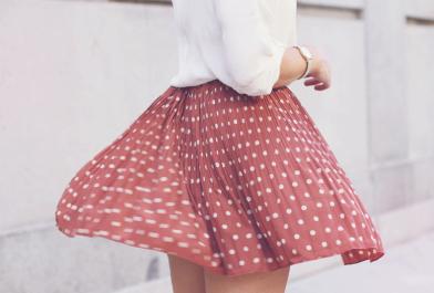 Spring / Summer Trends polka-dots-skirt-streetstyle-outfit-1