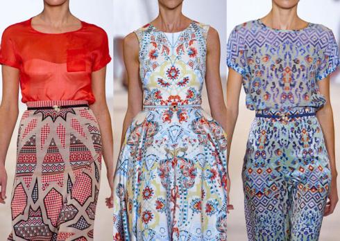 Spring / Summer Trends print trend 2013