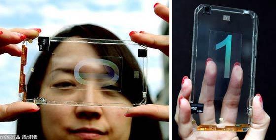 Smartphone transparente Smartphone transparente