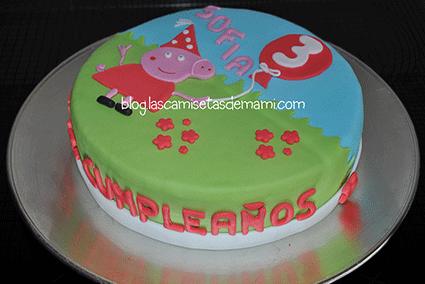 Una tarta de Peppa Pig paso a paso Tarta-Peppa-Pig-2