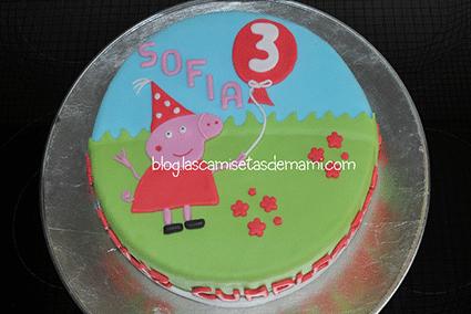 Una tarta de Peppa Pig paso a paso Tarta-Peppa-Pig