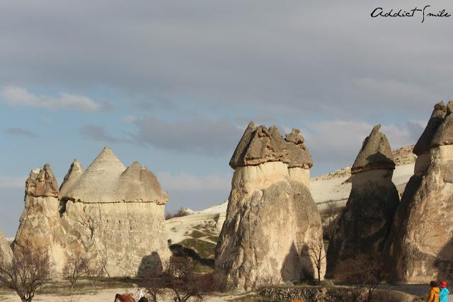 Las formas de Capadocia, chimeneas e imaginación