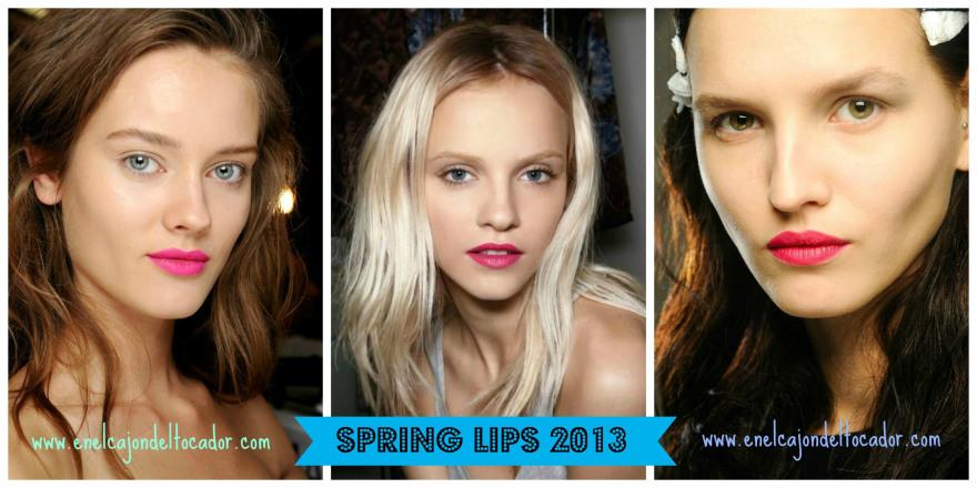 Tendencias Maquillaje Primavera 2013: Labios Frambuesa spring lips 1
