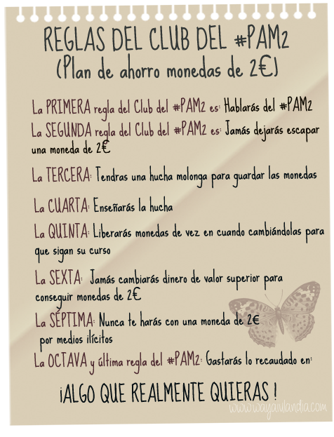 post light: plan de ahorro de monedas, Club del #PAM2