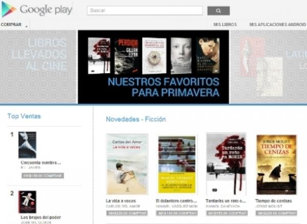 Libros al alcance de un clic con Google Play, ahora en México