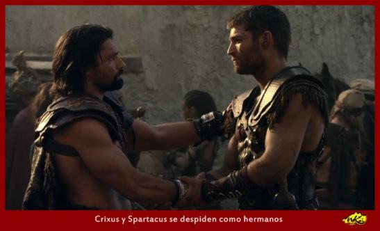 ‘Separate paths’ Espeluznante episodio de Spartacus Crixus