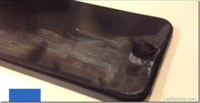 iPhone 5 explotó luego de hacer una llamada (VIDEO) iPhone 5 explotó luego de hacer una llamada (VIDEO)