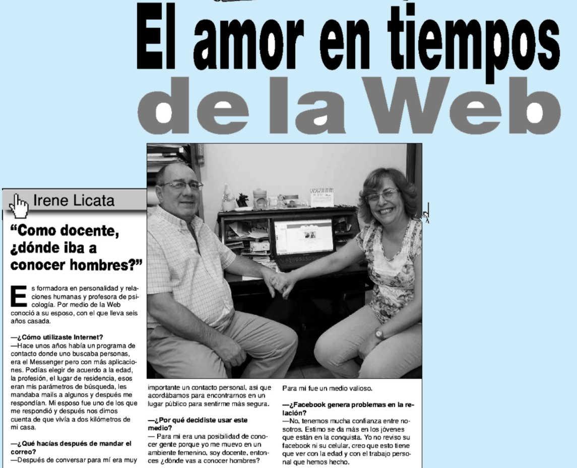 EL AMOR EN TIEMPOS DE LA WEB.