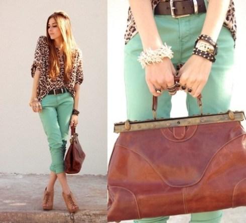 loving mint leopard print and mint