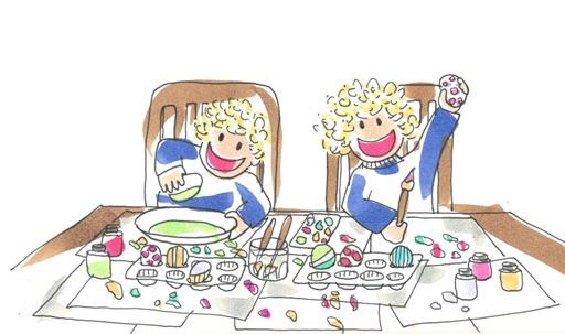 Tina, Leo y los huevos de Pascua Tina, Leo y los huevos de Pascua