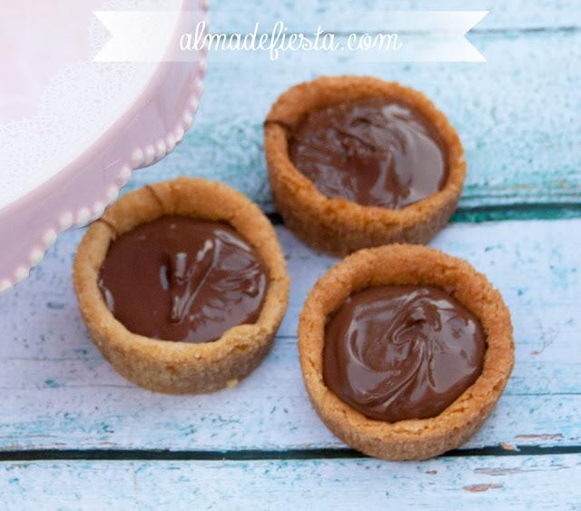 Tacitas rellenas de Nutella Tacitas rellenas de Nutella