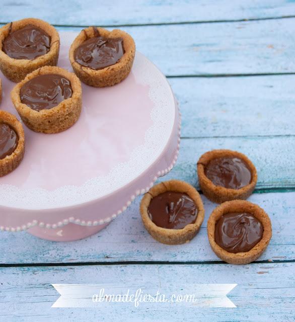 Tacitas rellenas de Nutella Tacitas rellenas de Nutella