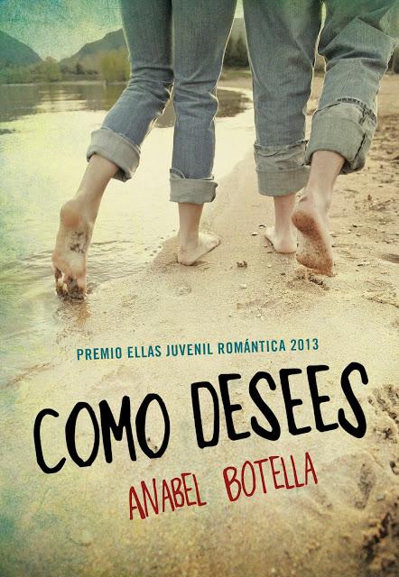 Cubierta y sinopsis definitiva de Como Desees, obra ganadora del II Premio Ellas Juvenil Romántica
